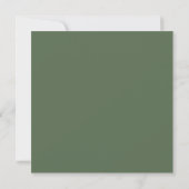 Eenvoudige Witte QR-code Bruiloftsfeest Bedankkaar Bedankkaart (Achterkant)