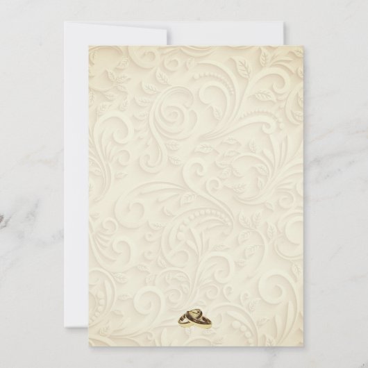 eenvoudige witte rozen kaart (Achterkant)