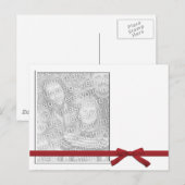 Eenvoudige witte Sjabloon Briefkaart (Voorkant / Achterkant)