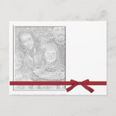 Eenvoudige witte Sjabloon Briefkaart (Voorkant)