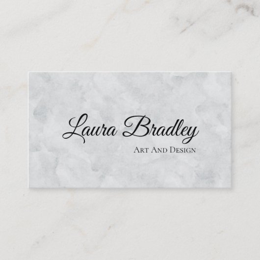 Eenvoudige witte standaard Ghost 3,5 x 2,0 inch Visitekaartje (Voorkant)