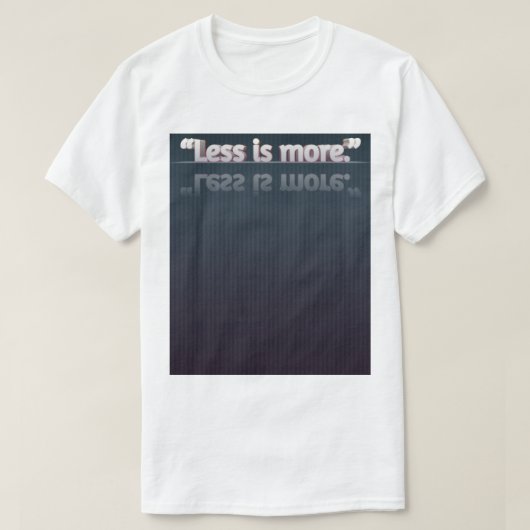 Eenvoudige witte T-shirt (Design voorkant)