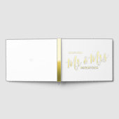 Eenvoudige witte tekst kleine hart aangepaste brui gastenboek (Volledig)