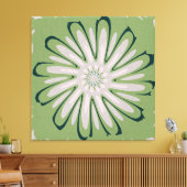 Eenvoudige witte ventilator canvas afdruk (Insitu (Woonkamer))