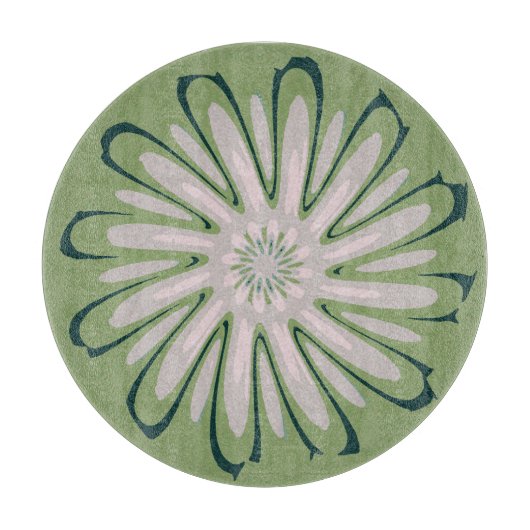 Eenvoudige witte ventilator snijplank (Voorkant)