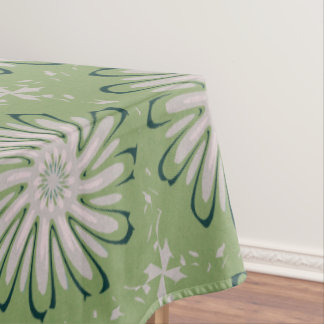 Eenvoudige witte ventilator tafelkleed