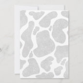 Eenvoudige witte zilveren grote Koe vlekken (Achterkant)