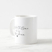 Eenvoudige Witty Birthstone koffieboon Schattige C Koffiemok (Voorkant links)