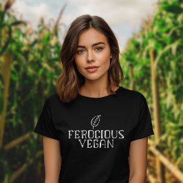 Eenvoudige Woeste Veganist T-shirt
