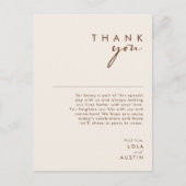 Eenvoudige woestijn | Natural White - Hartelijk da Briefkaart (Voorkant)