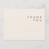 Eenvoudige woestijn | Natuurlijk huwelijk bedankt  Briefkaart (Voorkant)