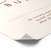 Eenvoudige Woestijn | Natuurlijk Wit Deze Kaars Br Poster (Hoek)