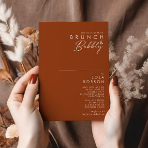 Eenvoudige woestijn   Terracotta Brunch & Bubble S Kaart