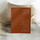 Eenvoudige woestijn | Tijdschema Terracotta Informatiekaartje