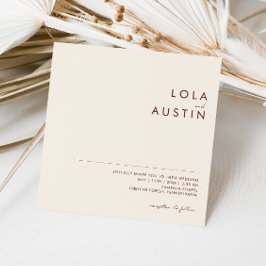 Eenvoudige woestijn | Uitnodiging op het natuurlij