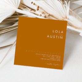 Eenvoudige woestijn | Uitnodiging op het Oranje pl