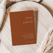 Eenvoudige woestijn | Uitnodiging tot weduwschap T