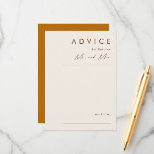 Eenvoudige woestijn   Verbrandend Oranje huwelijks Advieskaart