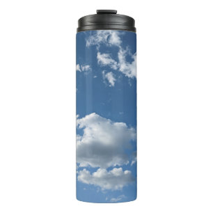 Eenvoudige wolken thermosbeker