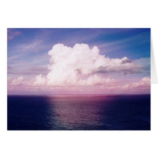 Eenvoudige wolkenkaart (Voorkant Horizontaal)