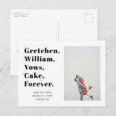 Eenvoudige woordenlijst Opslaan van de datum Foto  Briefkaart (Voorkant / Achterkant)