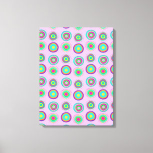 Eenvoudige woordjes canvas afdruk