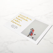 Eenvoudige Word-lijst Opslaan Datum fotokaart Folie Uitnodiging (Gedraaid)