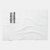 Eenvoudige Workout Humor Funny Gym Theedoek (Horizontaal)