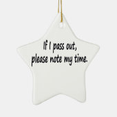 Eenvoudige Workout Humor Gym Gezegde Keramisch Ornament (Rechts)