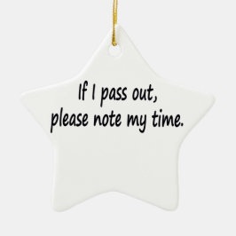 Eenvoudige Workout Humor Gym Gezegde Keramisch Ornament