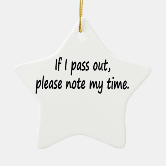 Eenvoudige Workout Humor Gym Gezegde Keramisch Ornament (Voorkant)