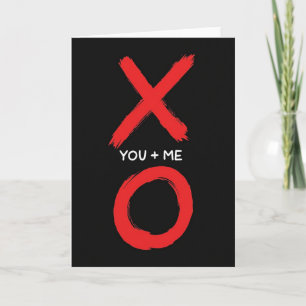 Eenvoudige Xo Jij En Ik Kaart