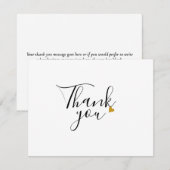 Eenvoudige zakelijke bedankt (Voorkant / Achterkant)