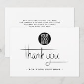 Eenvoudige zakelijke bedankt (Voorkant / Achterkant)