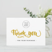 Eenvoudige zakelijke bedankt - voeg Logo toe (Staand voorkant)