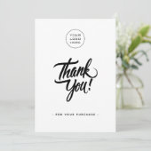 Eenvoudige zakelijke bedankt - voeg Logo toe (Staand voorkant)