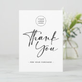 Eenvoudige zakelijke bedankt - voeg Logo toe (Staand voorkant)