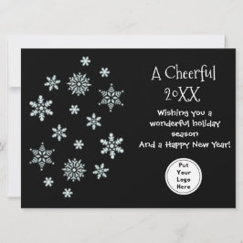 Eenvoudige zakelijke bedrijfscalendarengroet kaart