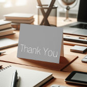 Eenvoudige zakelijke dank - Kaarten