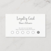 Eenvoudige zakelijke en gratis kaart klantenkaartje (Voorkant)