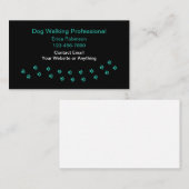 Eenvoudige Zakelijke Honden Uitlaat Visitekaartjes (Voorkant / Achterkant)