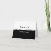 Eenvoudige zakelijke klasjes - Hartelijk dank Bedankkaart (Voorkant)