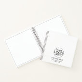Eenvoudige zakelijke Logo — Aangepast Notitieboek (Binnen)