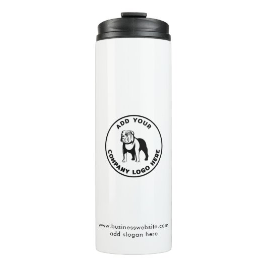 Eenvoudige Zakelijke Logo Aangepaste promotie Thermosbeker (Voorkant)