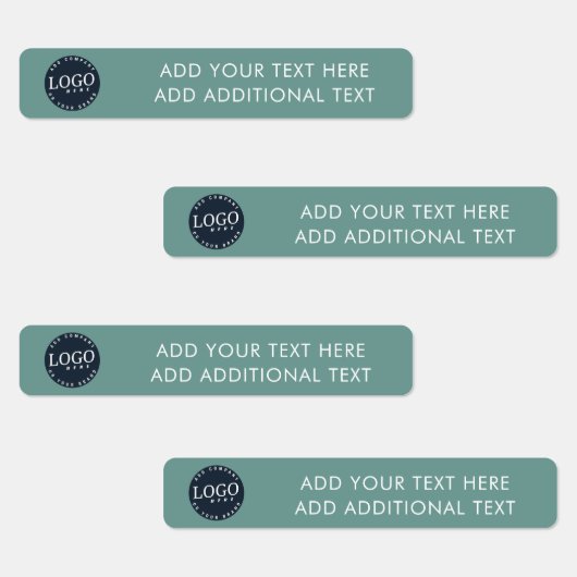 Eenvoudige zakelijke Logo en aangepaste naam Labels (Groep)