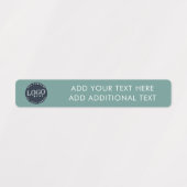 Eenvoudige zakelijke Logo en aangepaste naam Labels (Design 1)