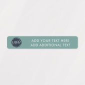 Eenvoudige zakelijke Logo en aangepaste naam Labels (Design 2)