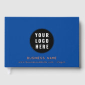 Eenvoudige zakelijke Logo en moderne website Gastenboek (Voorkant)