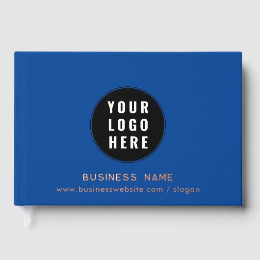 Eenvoudige zakelijke Logo en moderne website Gastenboek (Voorkant)