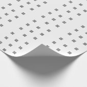 Eenvoudige zakelijke Logo en tekst Tiny Elements W Cadeaupapier (Hoek)